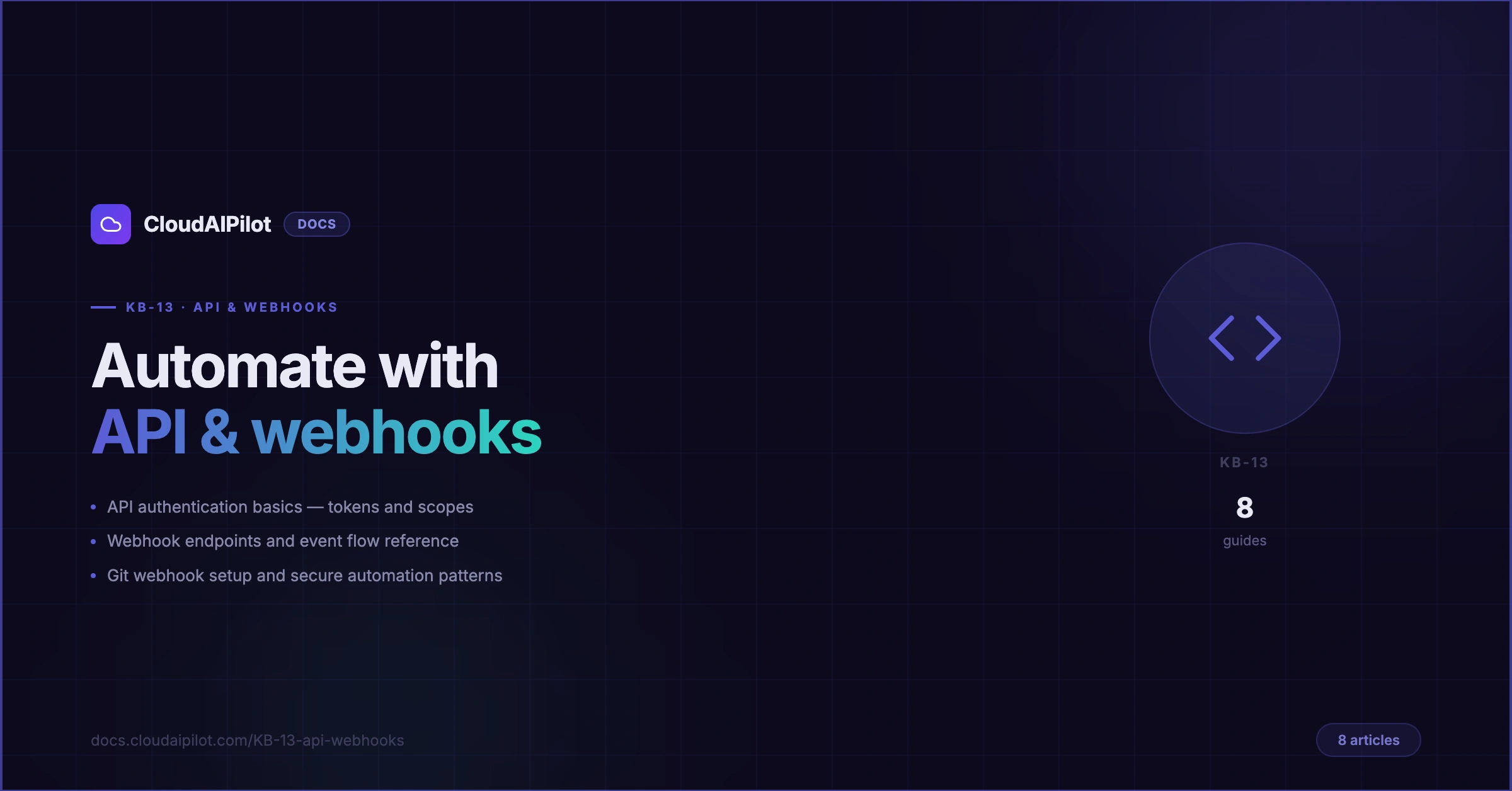 Webhook Endpoints & Event Flow | CloudAIPilot Docs
